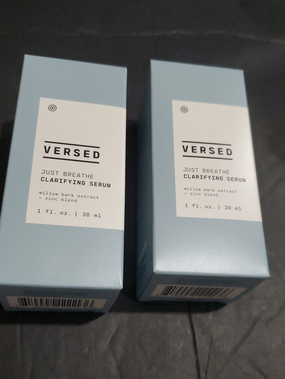 Versed 2pack just breathe willow bark extract zinc blend clarifying serums New